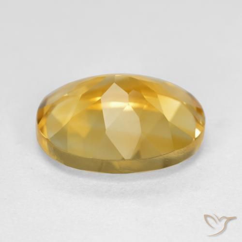 Citrino Oro profondo naturale da 4.34 ct, Ovale, VVS-VS