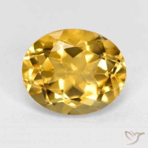 4.62ct Naturale Oro profondo Citrino, Ovale, VVS-VS