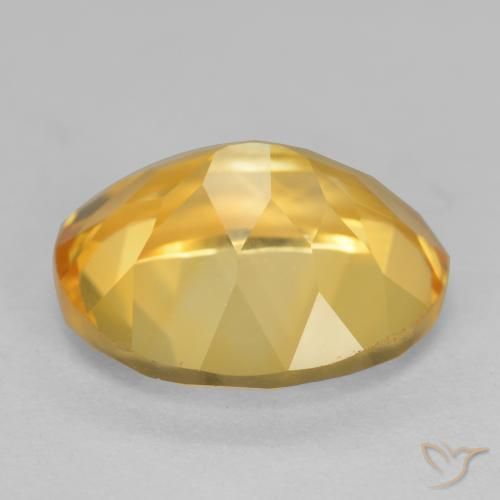 Citrino Arancio dorato naturale da 4.46 ct, Ovale, VS