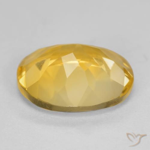 Citrino Oro medio naturale da 4.03 ct, Ovale, VS