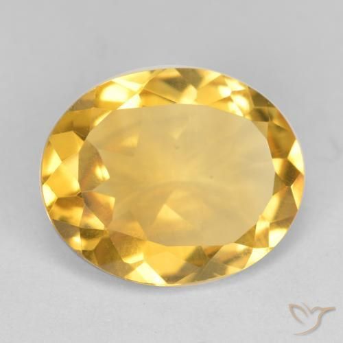Citrino Oro naturale da 3.81 ct, Ovale, VS