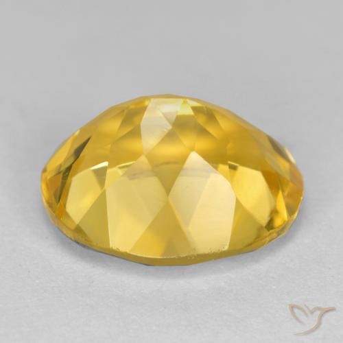 Citrino Dorato naturale da 4.40 ct, Ovale, VS