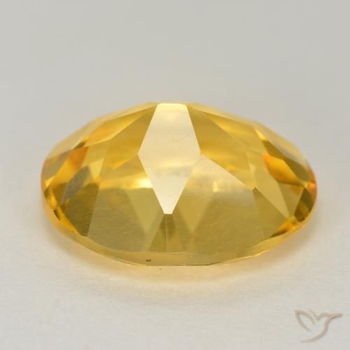 Citrino Arancio dorato naturale da 4.06 ct, Ovale, VS