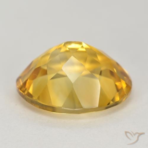 Citrino Arancio Dorato Profondo naturale da 4.01 ct, Ovale, VS