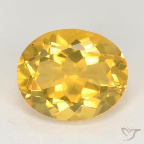 4.29ct Naturale Dorato Citrino, Ovale, VS