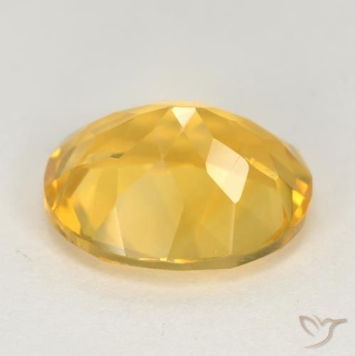 Citrino Dorato naturale da 4.29 ct, Ovale, VS