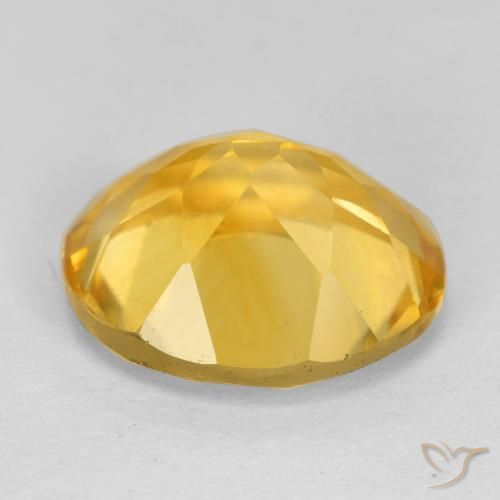 Citrino Oro medio naturale da 4.32 ct, Ovale, VS