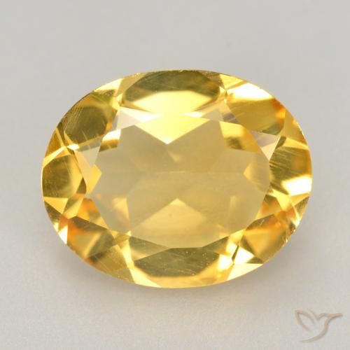 2.71ct Naturale Arancio dorato Citrino, Ovale, VVS-VS