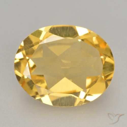 2.83ct Naturale Arancio dorato Citrino, Ovale, VVS-VS