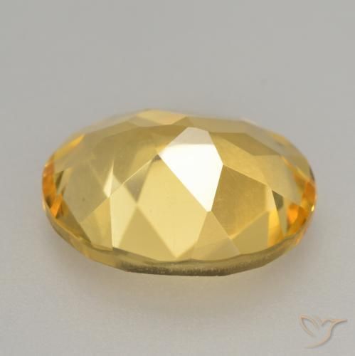 Citrino Arancio dorato naturale da 2.83 ct, Ovale, VVS-VS