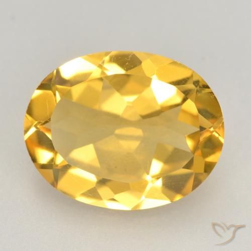 2.86ct Naturale Arancio dorato Citrino, Ovale, VVS-VS