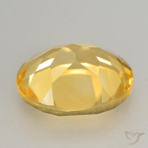 Citrino Oro medio naturale da 3.40 ct, Ovale, VVS-VS