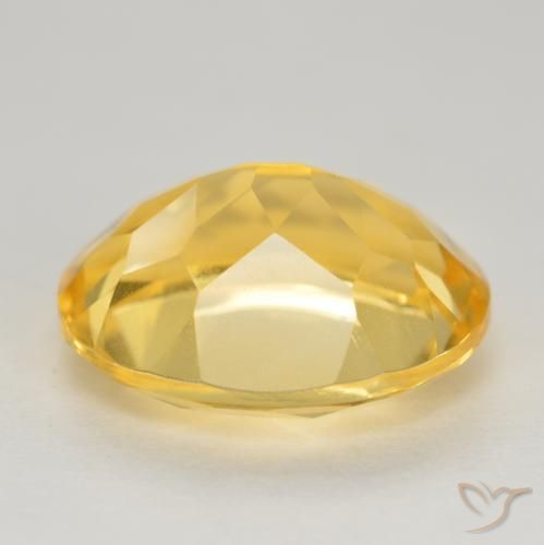 Citrino Dorato naturale da 4.57 ct, Ovale, VS