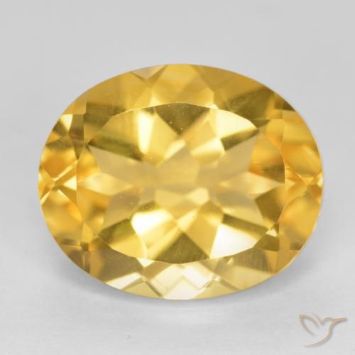 4.94ct Naturale Oro Citrino, Ovale, VS