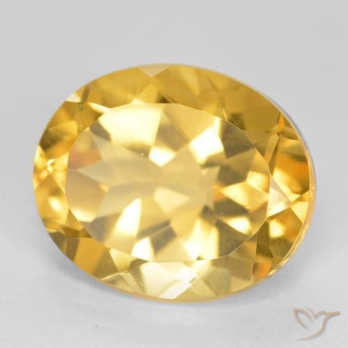 Citrino Oro naturale da 4.94 ct, Ovale, VS