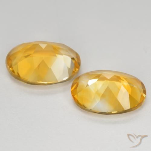 Gemme di Citrino Arancio Dorato Profondo naturale da 7.42 ct, Ovale, VS