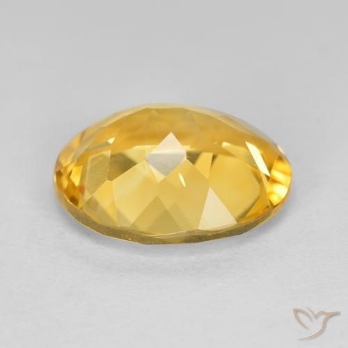 Citrino Arancio dorato naturale da 3.97 ct, Ovale, VS
