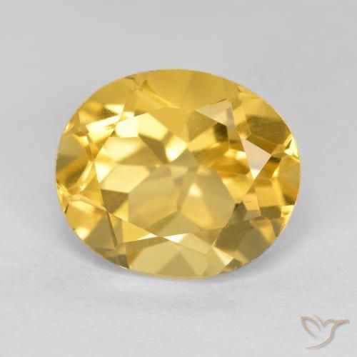 4.94ct Naturale Dorato Citrino, Ovale, VS