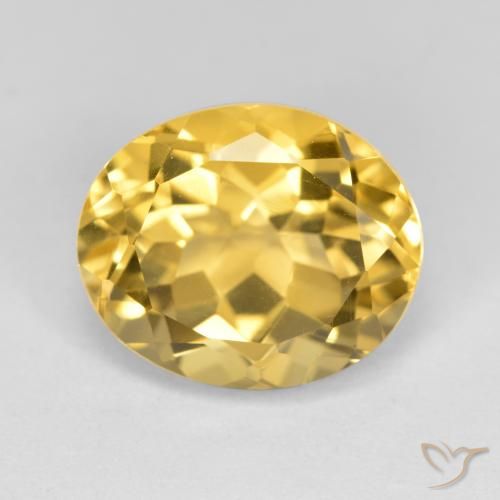 4.90ct Naturale Oro Citrino, Ovale, VVS-VS