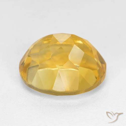 Citrino Oro medio naturale da 5.64 ct, Ovale, VVS-VS
