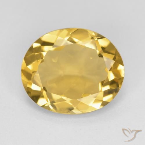 3.89ct Naturale Oro Citrino, Ovale, VS