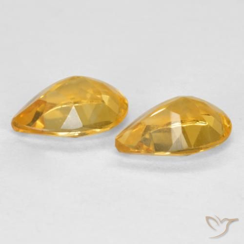 Gemme di Citrino Dorato scuro naturale da 1.14 ct, Forma a pera, VS
