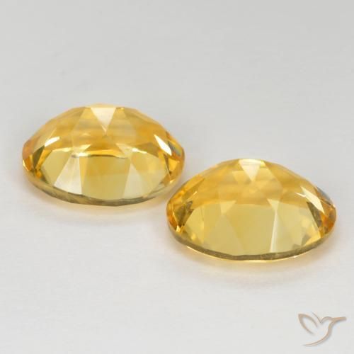 Gemme di Citrino Dorato medio naturale da 6.64 ct, Ovale, VVS-VS