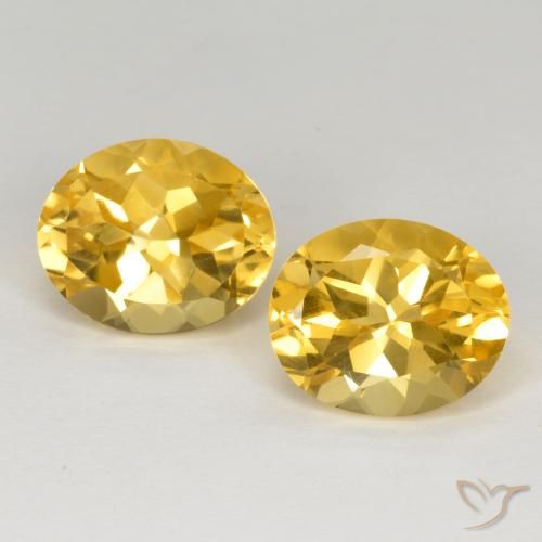 7.08ctw Naturale Arancio dorato Citrino, Ovale, VVS-VS