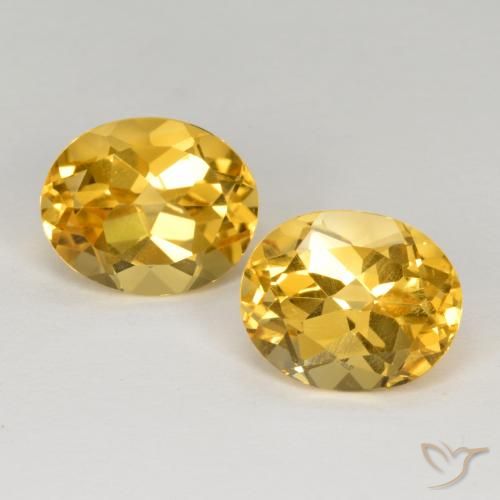 Gemme di Citrino Arancio dorato naturale da 6.64 ct, Ovale, VVS-VS