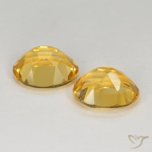 Gemme di Citrino Arancio dorato naturale da 6.64 ct, Ovale, VVS-VS