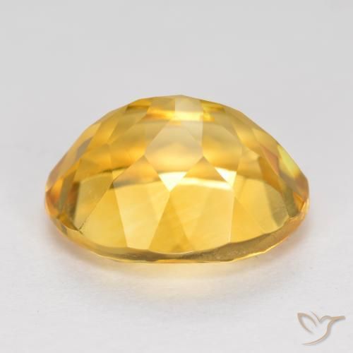 Citrino Dorato medio naturale da 3.59 ct, Ovale, VVS-VS