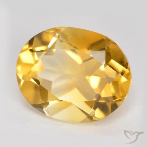 Citrino Oro brillante naturale da 3.44 ct, Ovale, VVS-VS