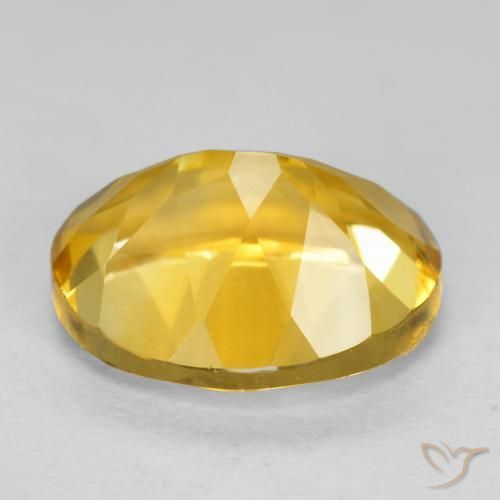 Citrino Arancio dorato naturale da 3.46 ct, Ovale, VVS-VS