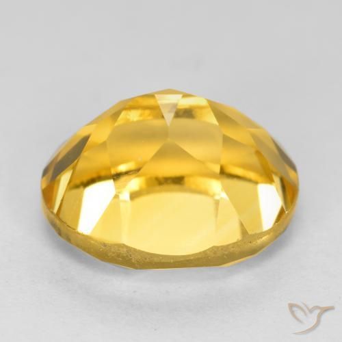 Citrino Oro medio naturale da 4.15 ct, Ovale, VVS