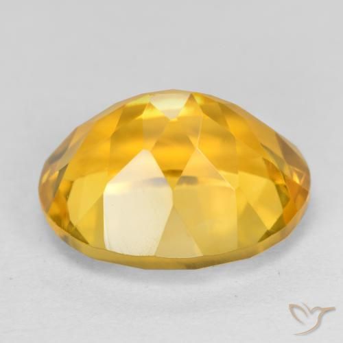 Citrino Oro medio naturale da 3.90 ct, Ovale, VVS