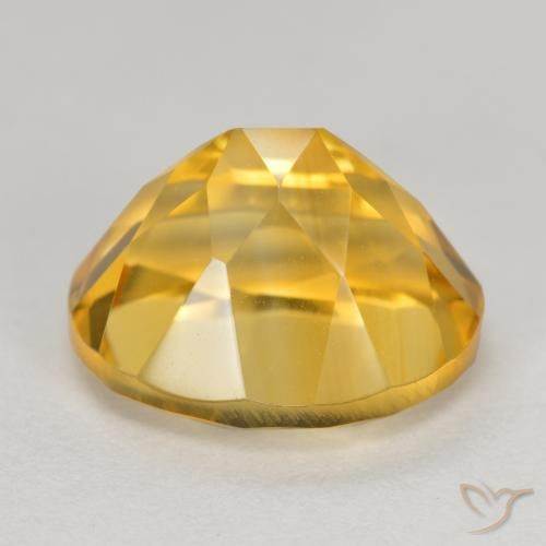 Citrino Arancio dorato naturale da 4.11 ct, Ovale, VVS-VS
