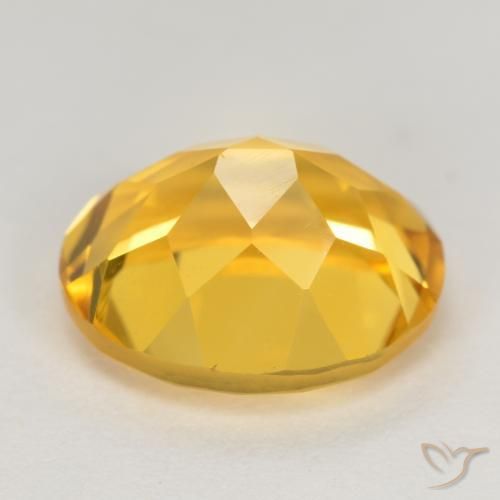 Citrino Arancio dorato naturale da 3.92 ct, Ovale, VVS-VS