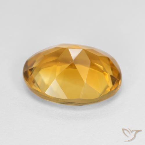 Citrino Dorato naturale da 3.17 ct, Ovale, VVS