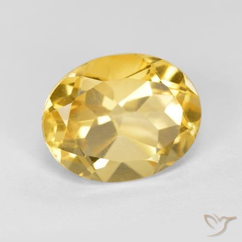 Citrino Oro naturale da 3.28 ct, Ovale, VVS-VS