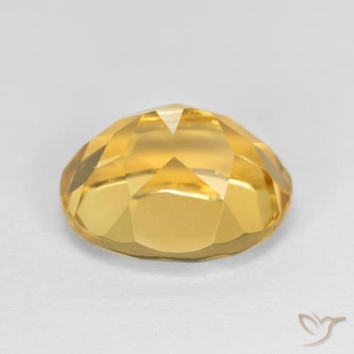 Citrino Arancio dorato naturale da 3.77 ct, Ovale, VVS-VS