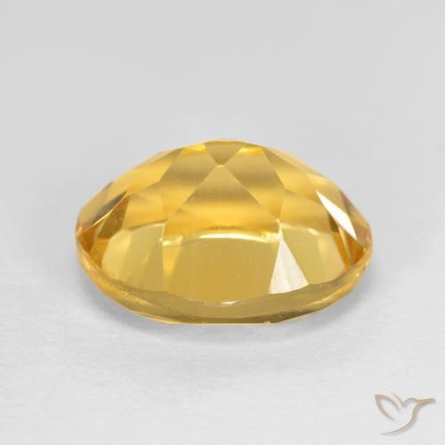 Citrino Dorato medio naturale da 3.65 ct, Ovale, VVS-VS