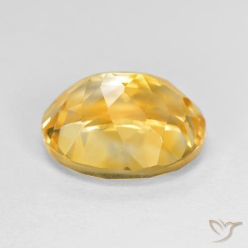 Citrino Dorato medio-scuro naturale da 3.63 ct, Ovale, VVS