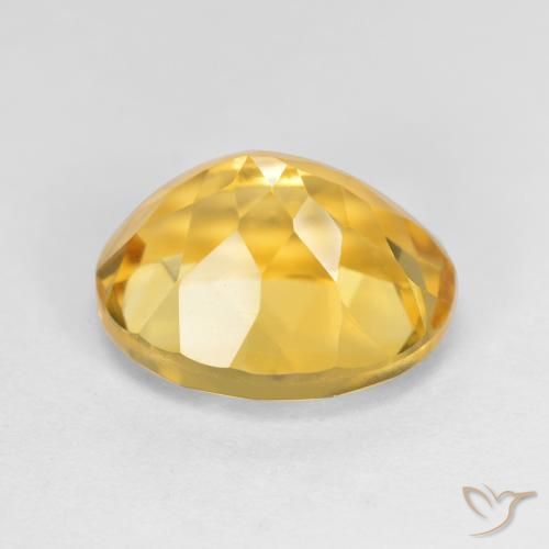 Citrino Arancio dorato naturale da 3.97 ct, Ovale, VVS
