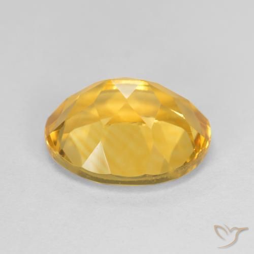 Citrino Dorato medio naturale da 3.37 ct, Ovale, VVS-VS