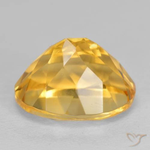 Citrino Dorato medio naturale da 3.77 ct, Ovale, VVS