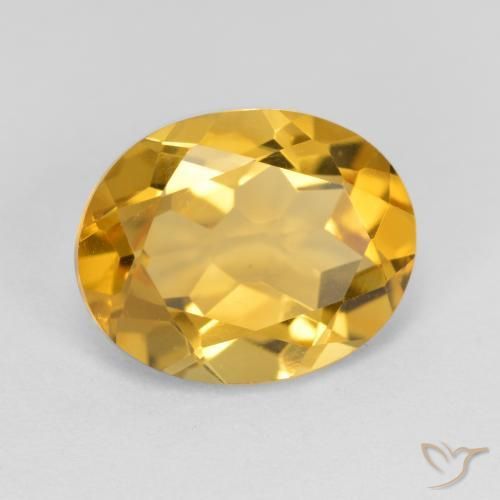 Citrino Dorato medio naturale da 3.58 ct, Ovale, VVS