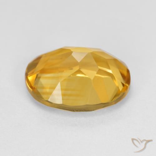 Citrino Dorato medio naturale da 3.58 ct, Ovale, VVS