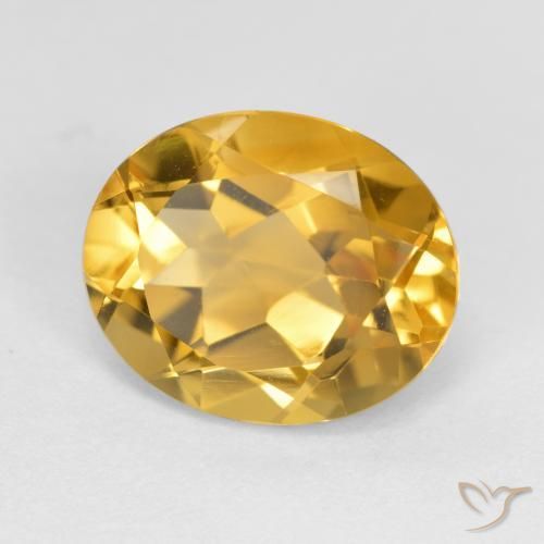 Citrino Dorato medio naturale da 3.59 ct, Ovale, VVS