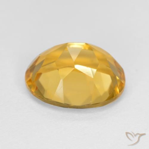 Citrino Arancio Dorato Profondo naturale da 3.61 ct, Ovale, VVS