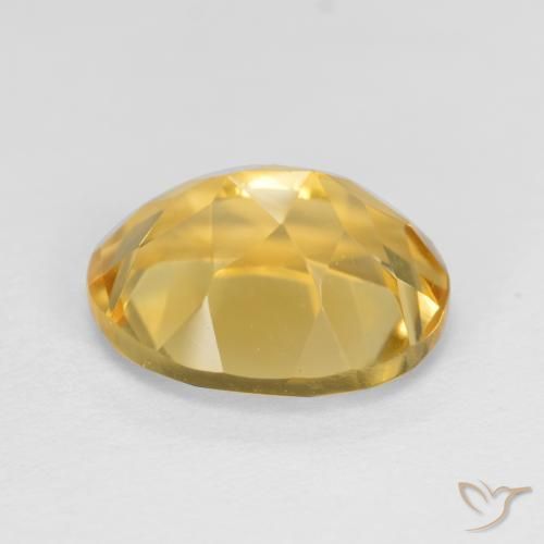 Citrino Dorato medio naturale da 3.56 ct, Ovale, VVS